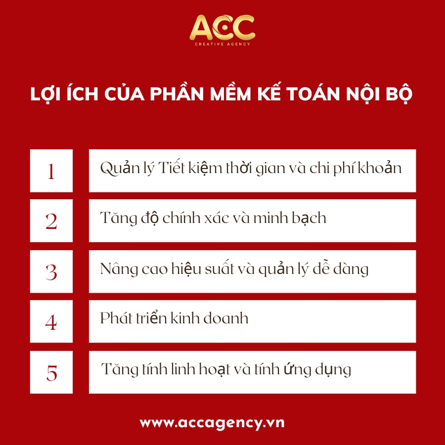 Lợi ích của phần mềm kế toán nội bộ tại Đà Nẵng