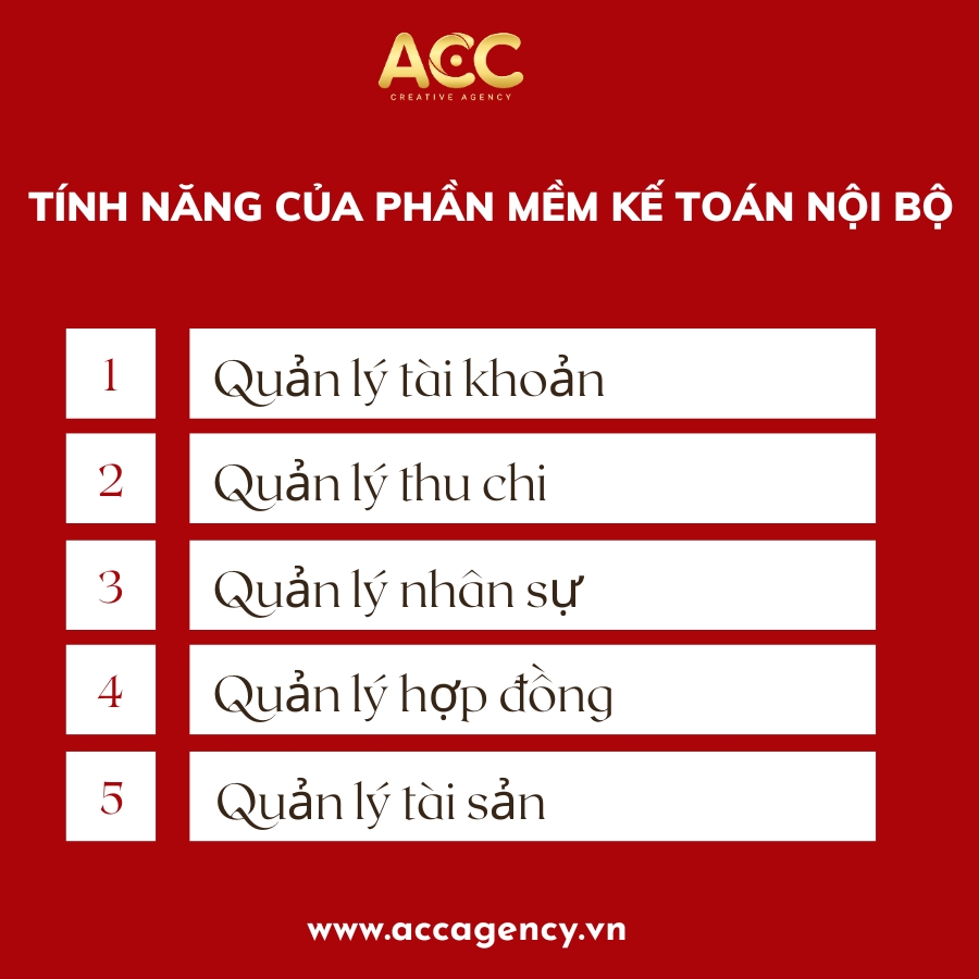 Tính năng cuả phần mềm kế toán nội bộ tại Đà Nẵng